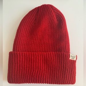 Herschel Supply Company Red Beanie